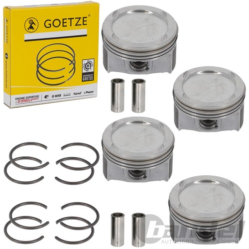 Nüral kolben ringe - 4x, kolben+ringe+bolzen