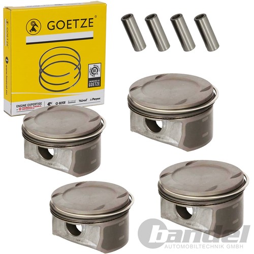 Nüral kolben ringe - 4x, kolben+ringe+bolzen